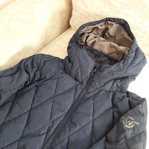 NEW! Moosejaw Women's Down Mid Length Quilted‎ Jacket Midnight Size Small $139